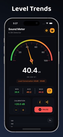 Sound Meter & dB Detector Screenshot 5 of 5