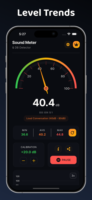 Sound Meter & dB Detector Screenshot 5 of 5