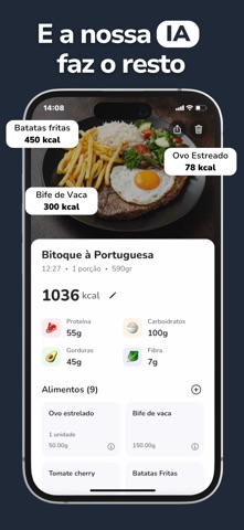 YummiAI - Contador de calorias screenshot