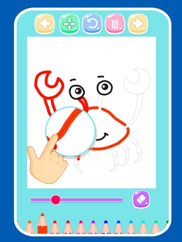 Connect dots & paint – jungle iPad screenshot