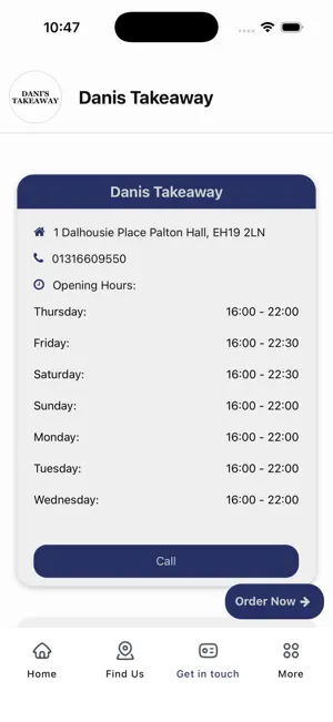 Danis Takeaway Bonnyrigg screenshot 3