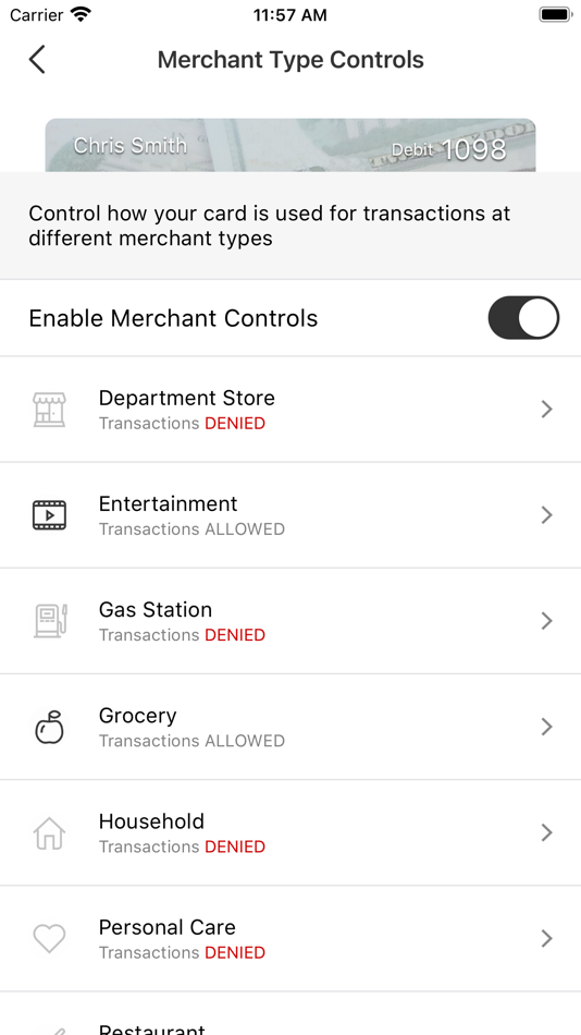 #3. iCard FNB Card Manager (iOS) 由: The First National Bank in Trinidad