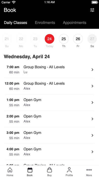 App screenshot