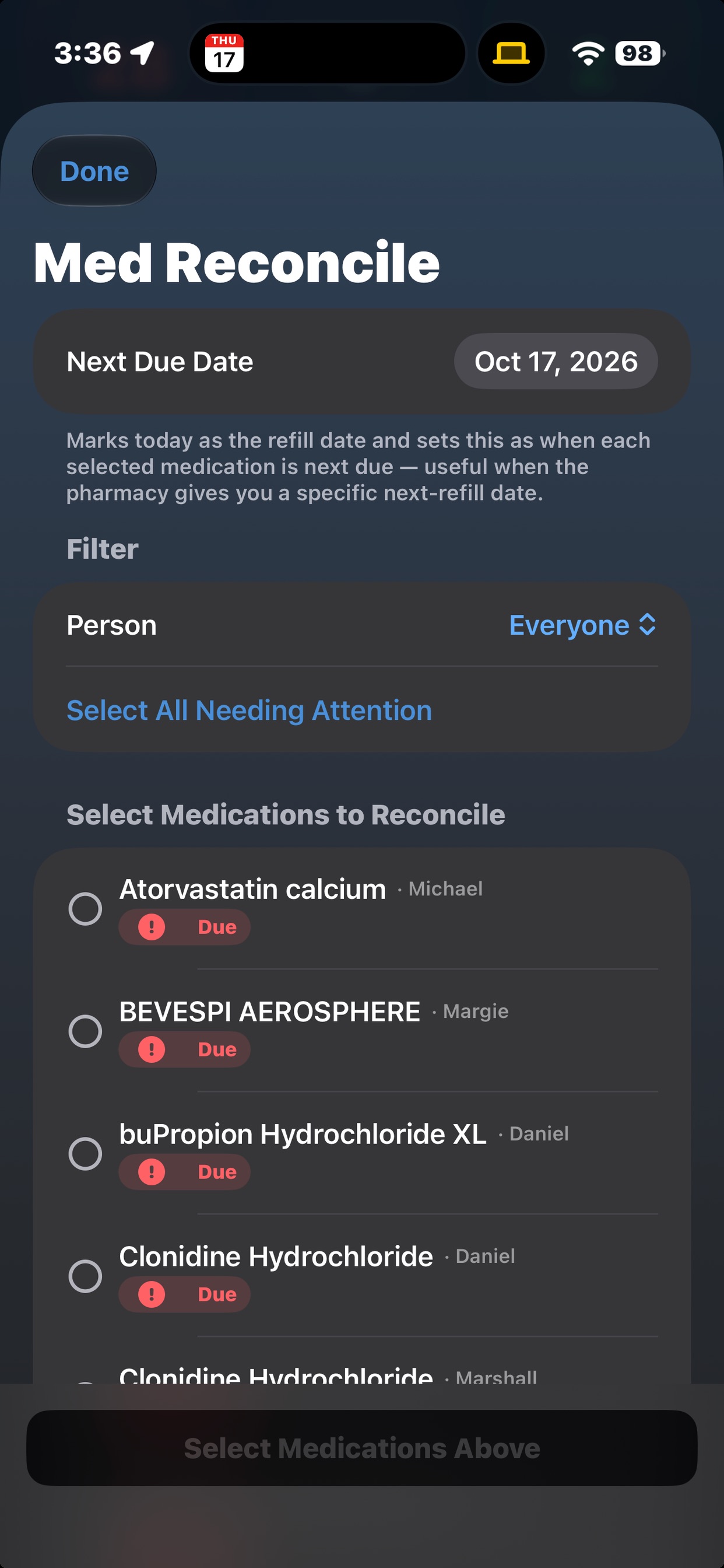 Screenshot 4 of MedTrack - Rx Refill Tracking