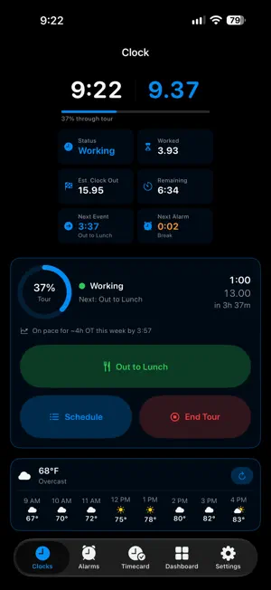 Clock Rings screenshot 1