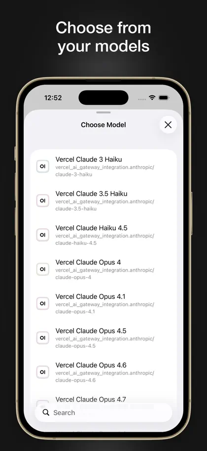 Screenshot 4 di 6 di Conduit: Open WebUI & AI