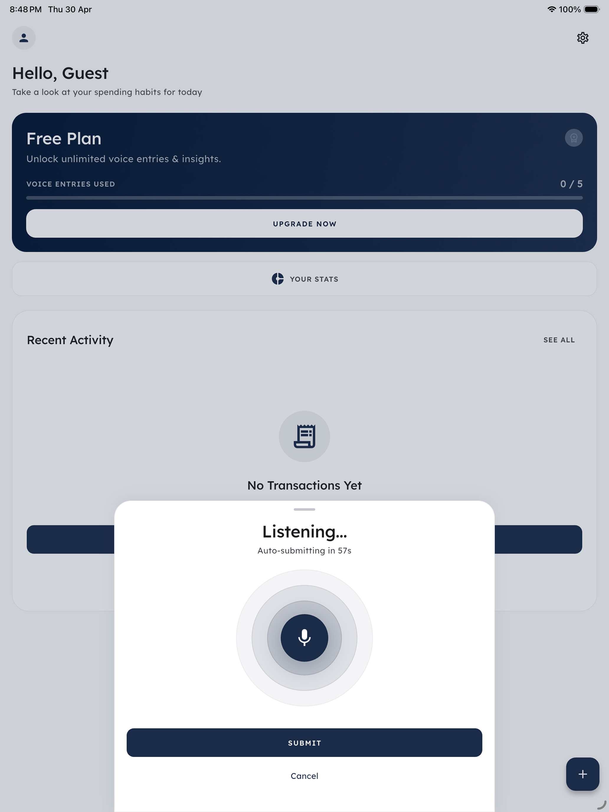 Zexora: Voice Expense Tracker screenshot 7