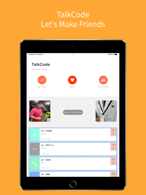TalkCode - Chatting App