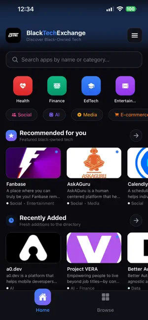 Black Tech Exchange screenshot 1