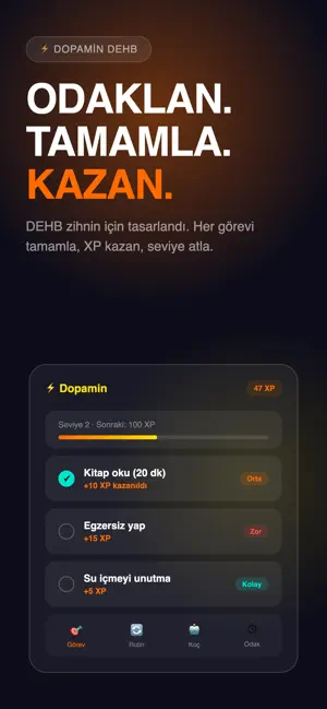 Dopamin: DEHB Görev Yöneticisi screenshot 3