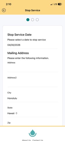 Honolulu Board of Water Supply iPhone screenshot