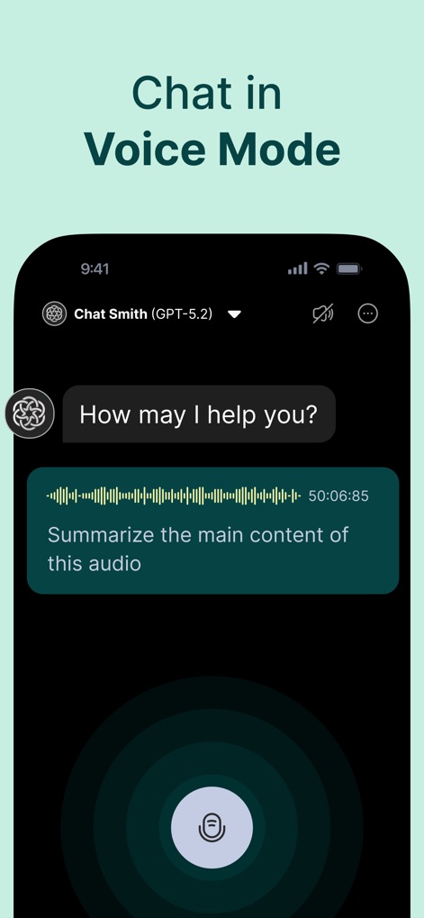 Chat Smith: AI Chatbot & Agent - Seamless Voice Interaction