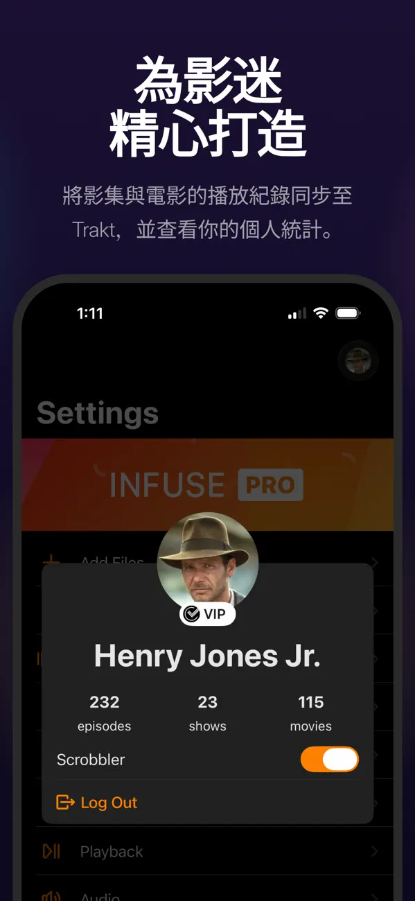 Infuse Plus screenshot 6 - iOS app interface
