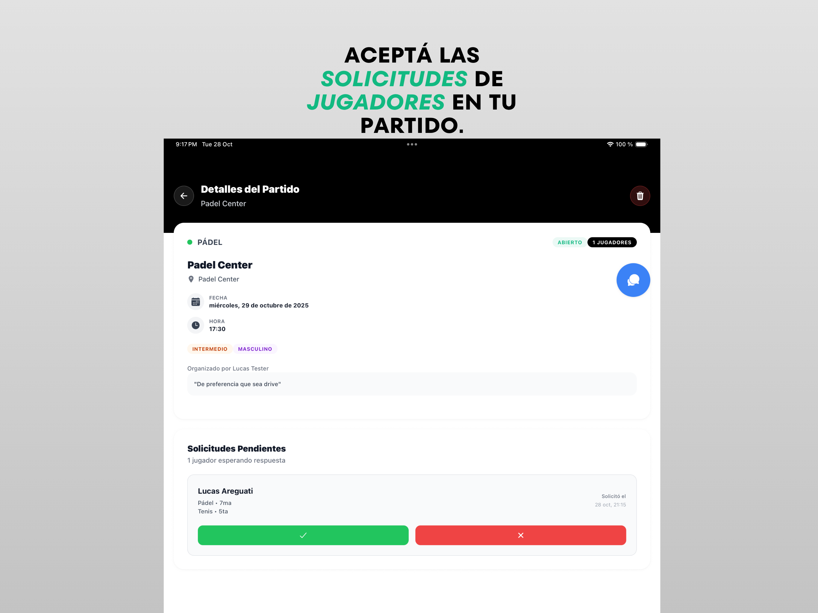 Match App - Encontra jugadores screenshot 7