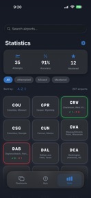 Learn Airport Codes screenshot