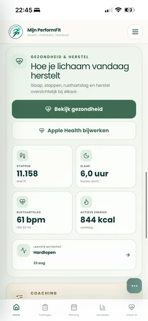 Mijn PerformFit screenshot 4