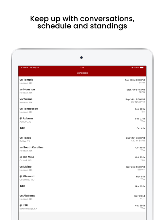 Screenshot #6 pour SoonerApp Oklahoma Football