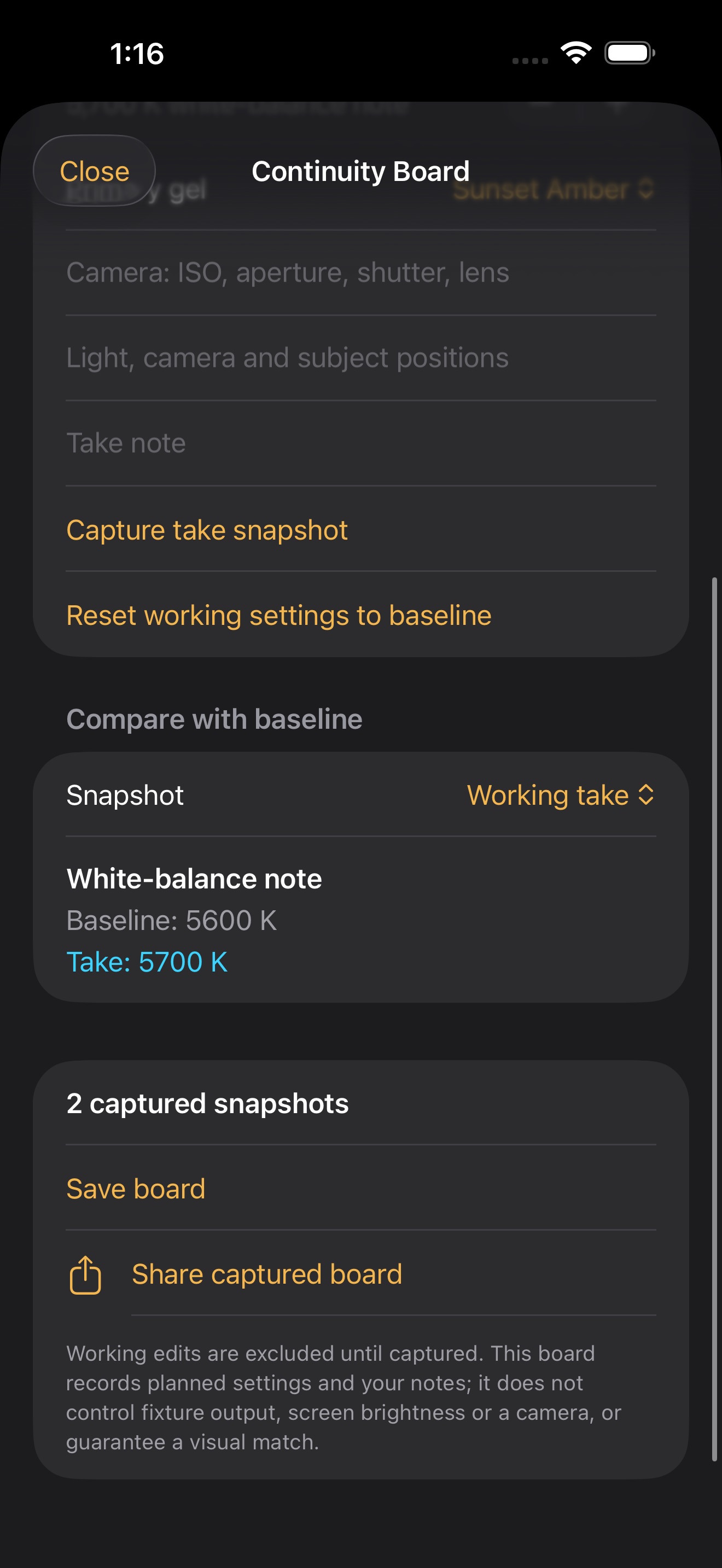 Fillume: Lighting Planner screenshot 2 of 3