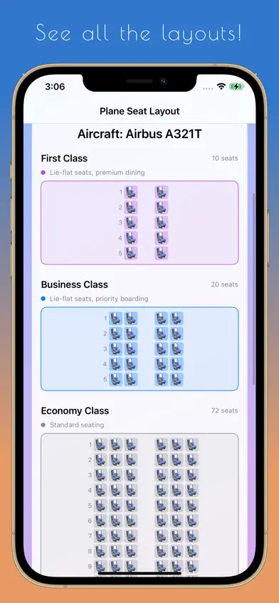 Plane Seats screenshot 1