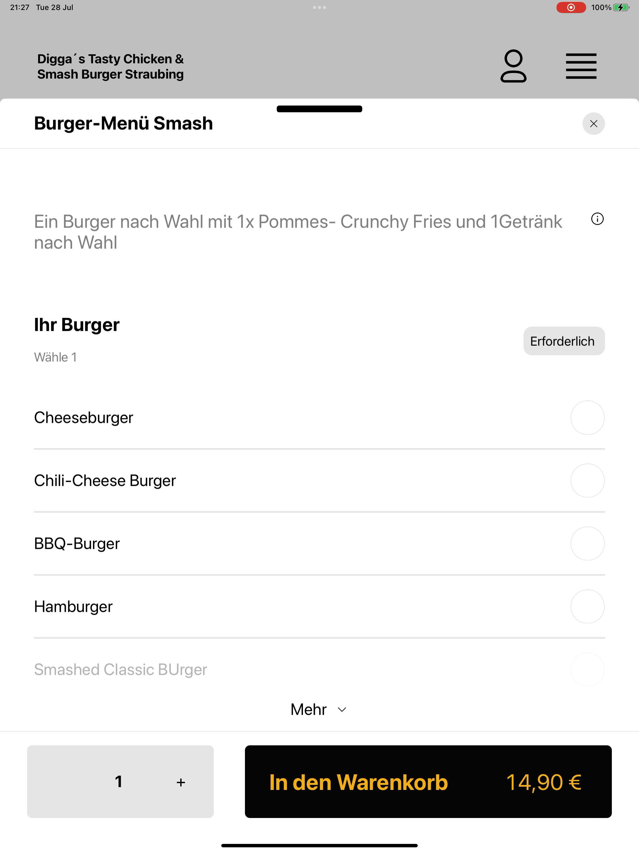 Digga´s Tasty Chicken & Burger screenshot 16