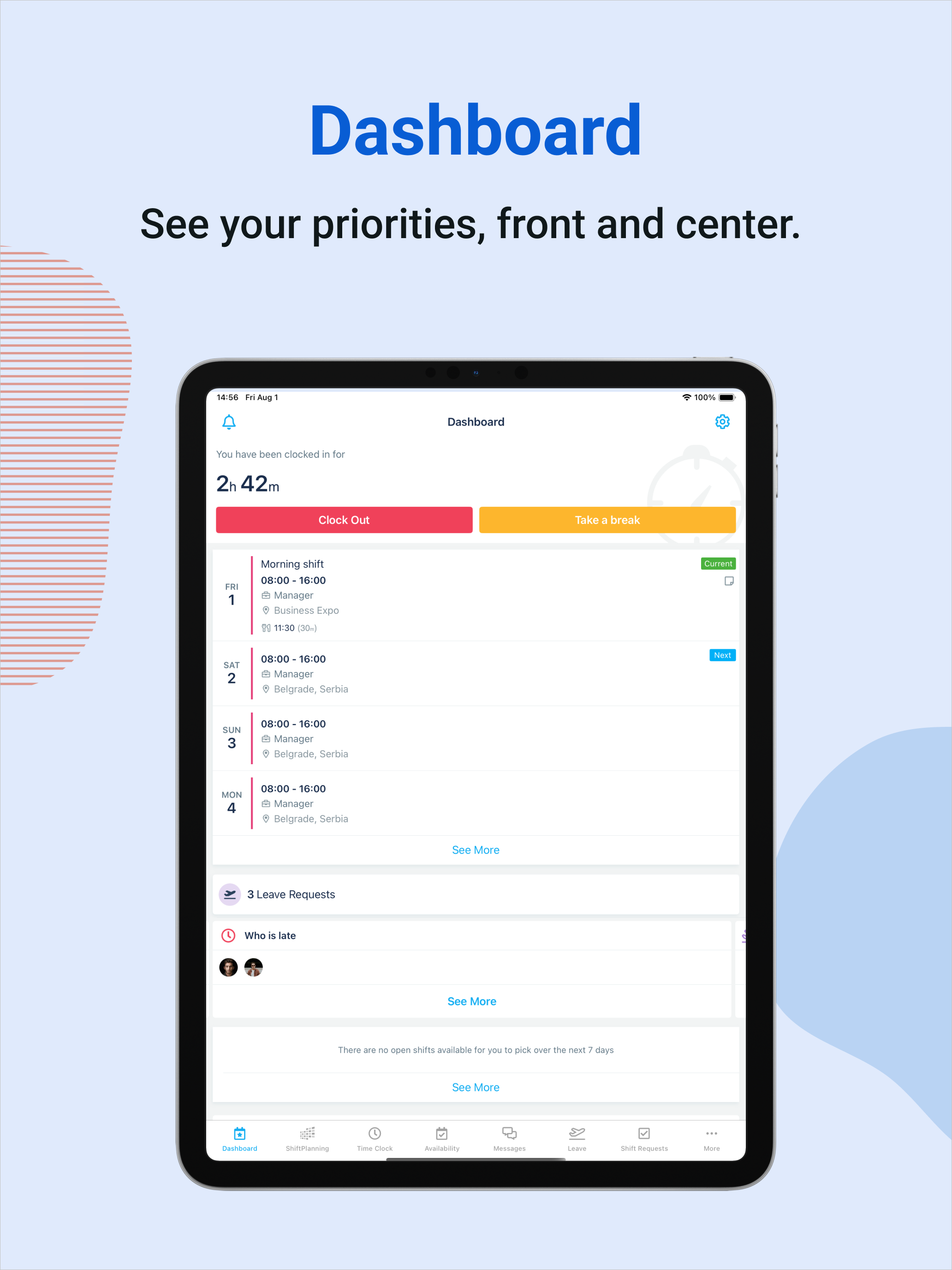 Humanity Schedule by TCP screenshot 6
