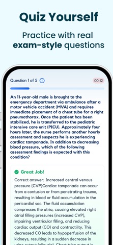 Prepia CCRN Exam Practice 2026 iPhone screenshot