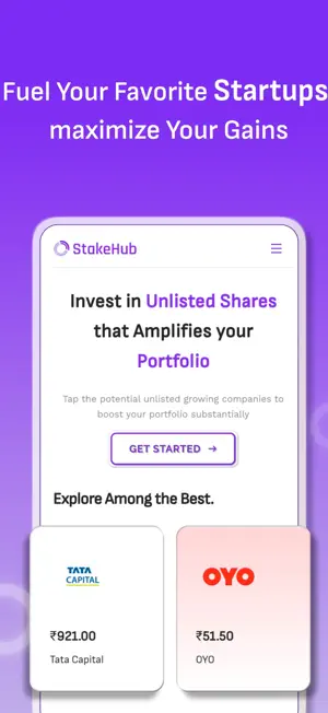 Stakehub screenshot 1