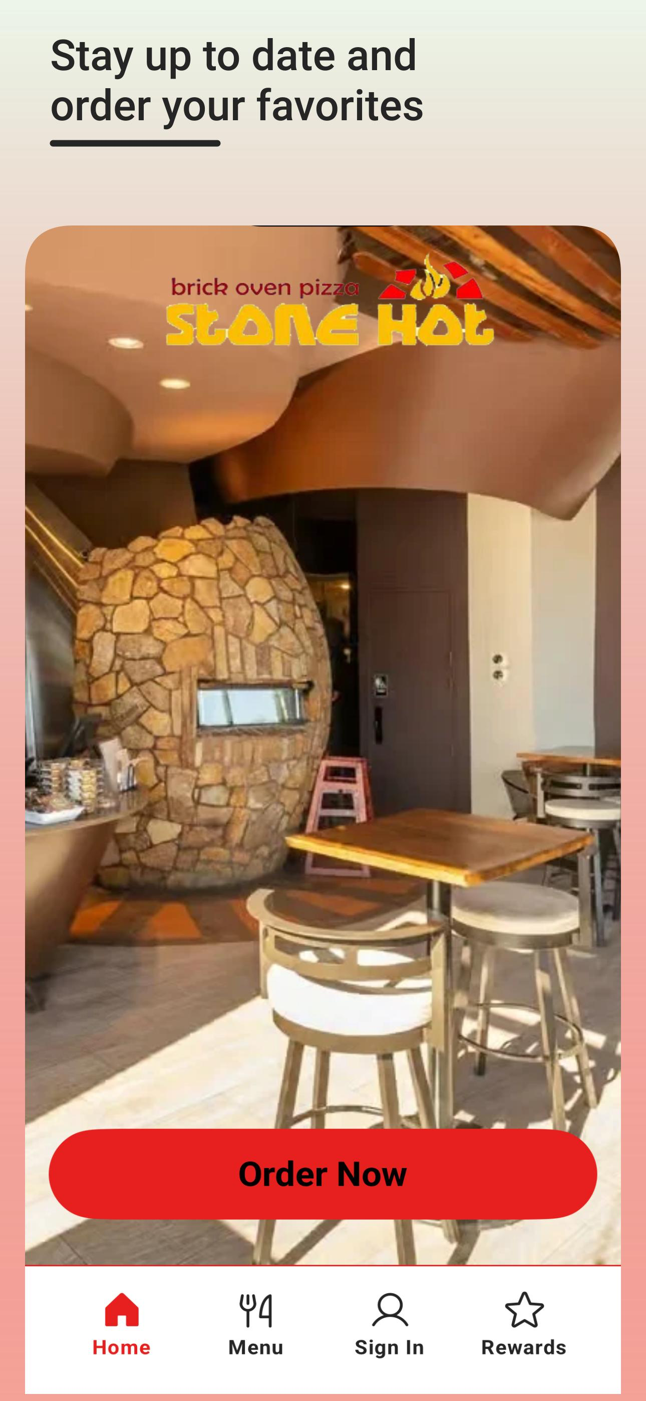 Stone Hot Pizza VA screenshot 2