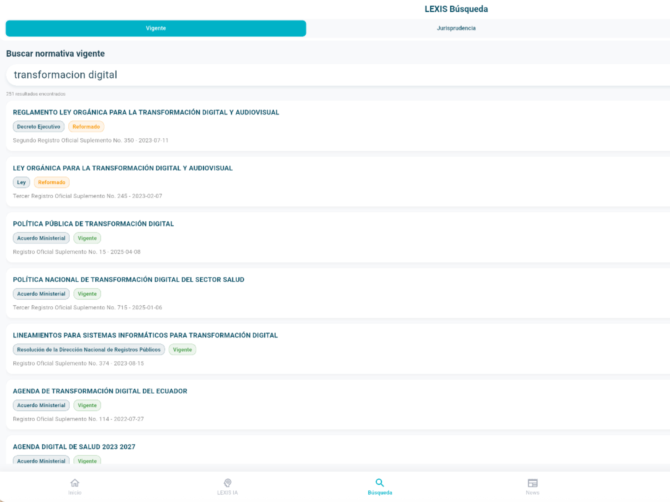 LEXIS Total App screenshot 11