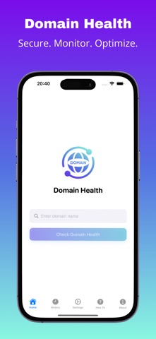 Domain Health screenshot