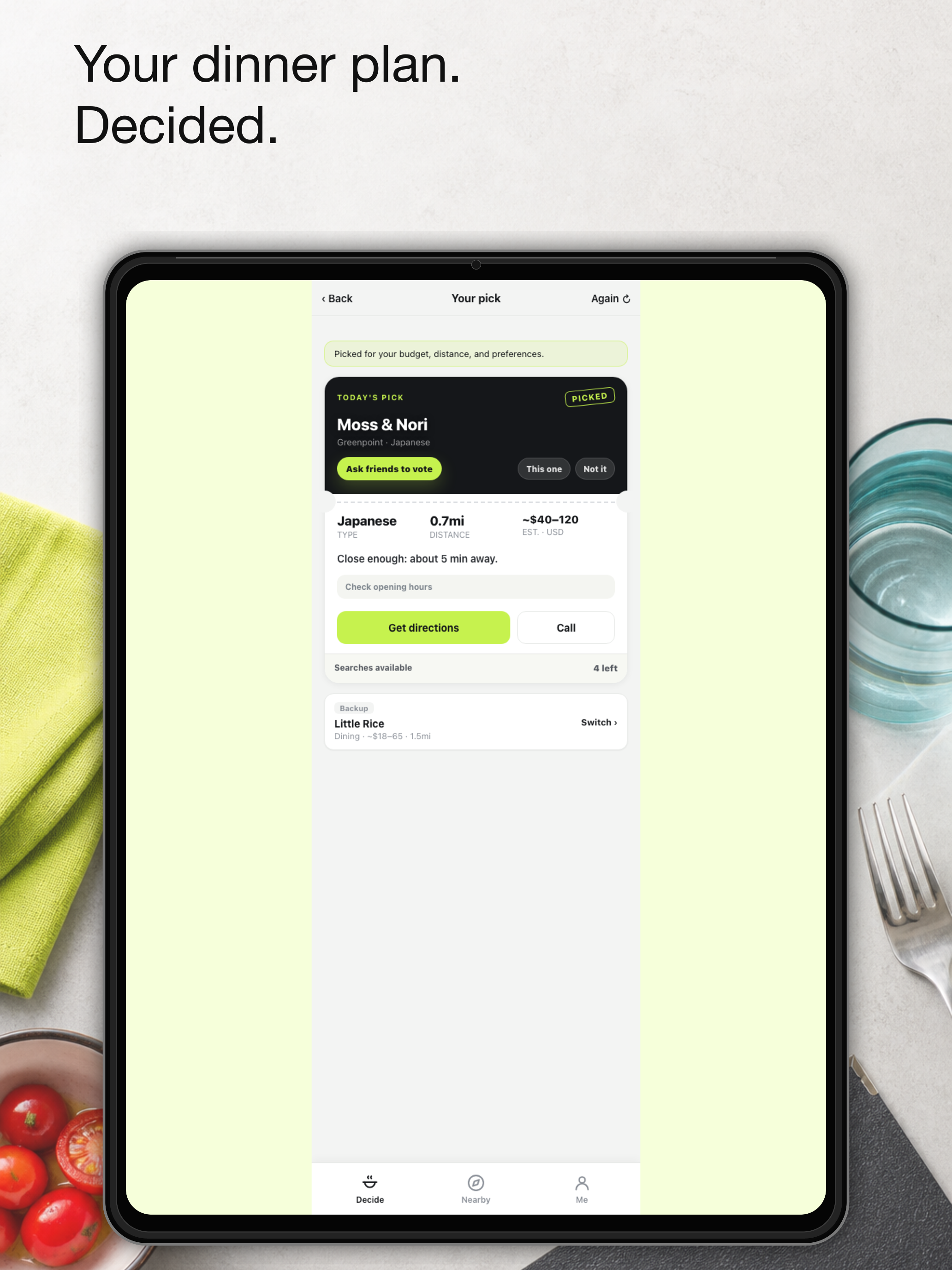 MealPick: Decide What to Eat screenshot 8