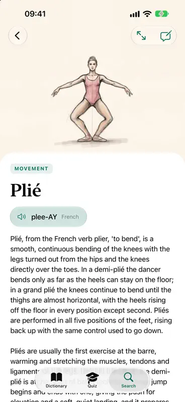 BalletLingo: Ballet Dictionary screenshot 8 of 10