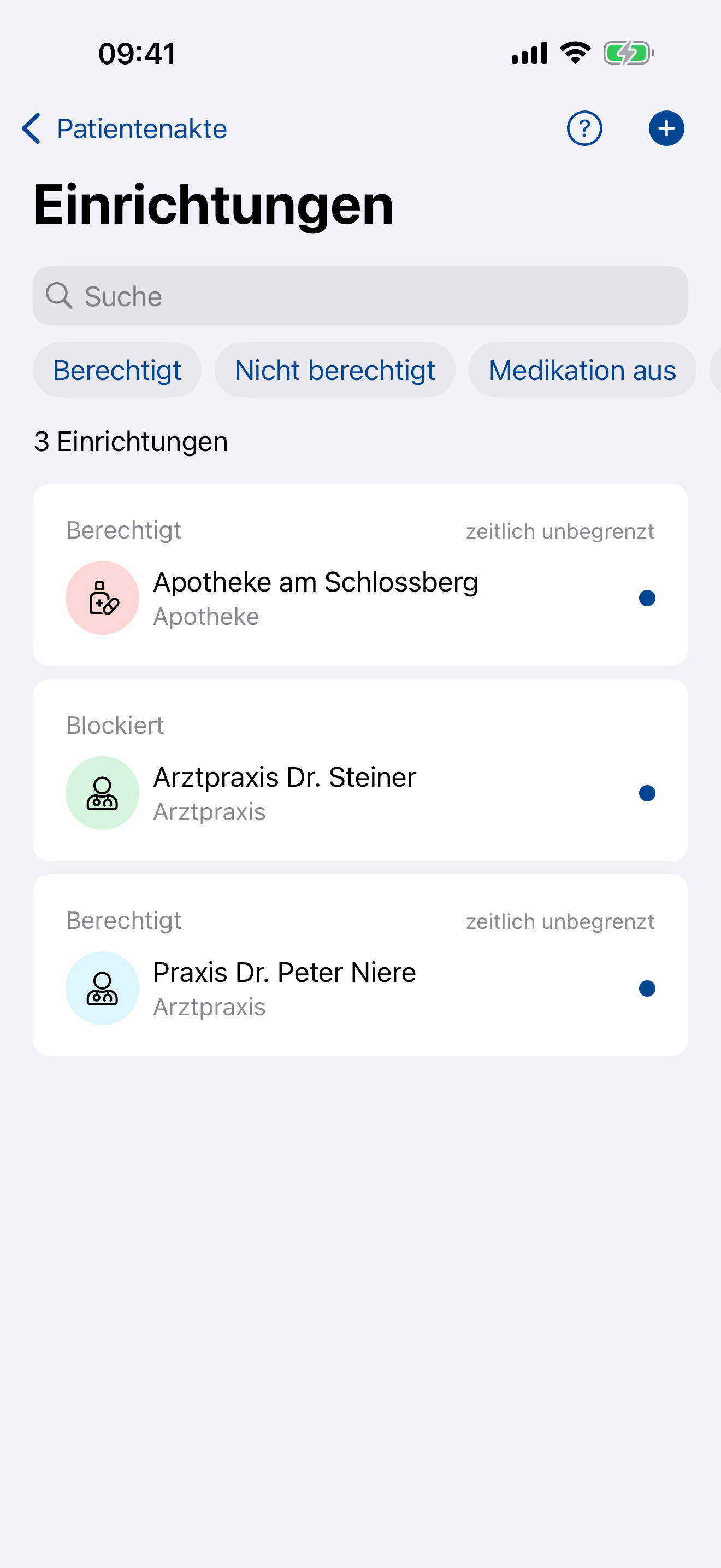 ePA der BKK EWE screenshot 8