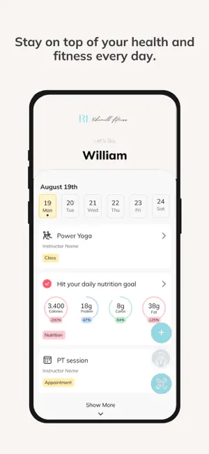 Rhanellfitness screenshot 2
