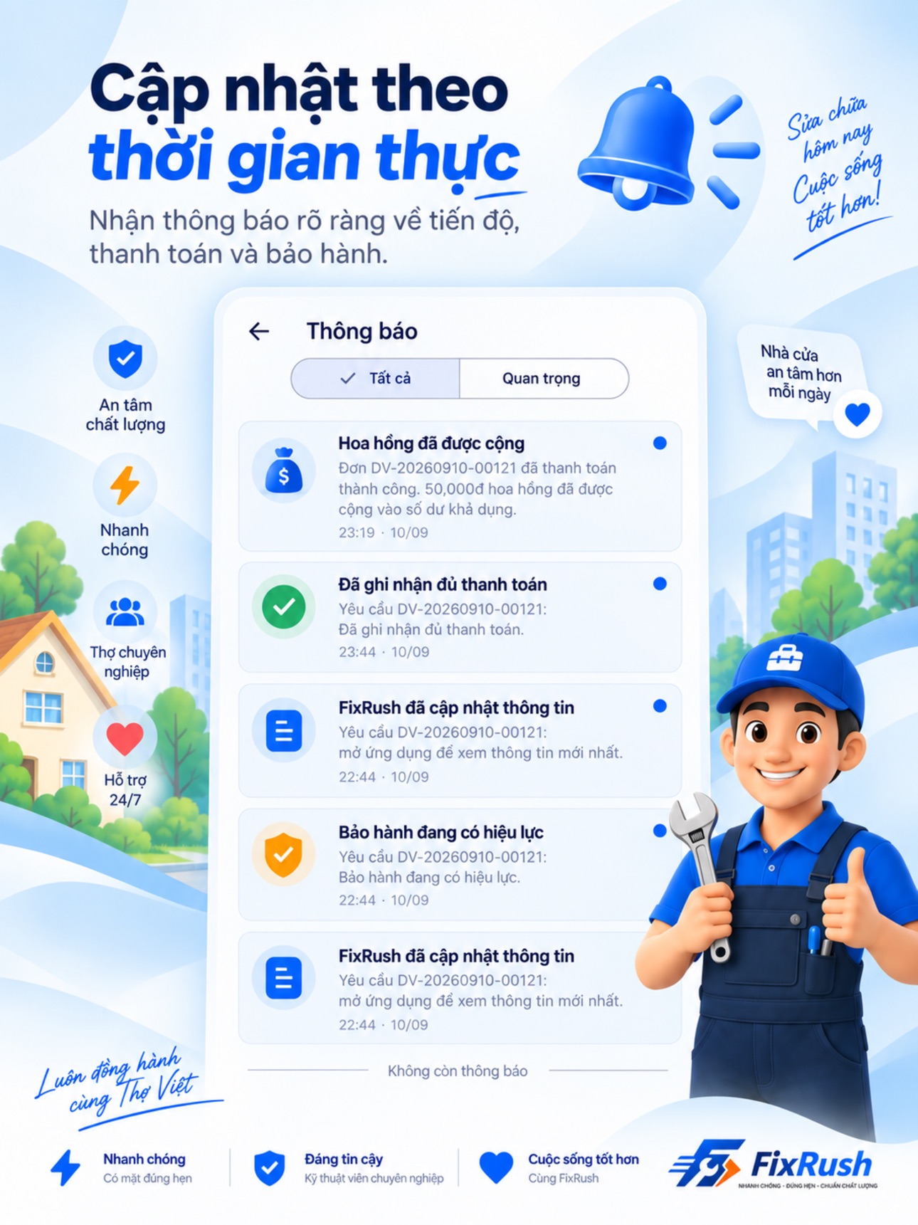 Screenshot 9 of FixRush – Sửa chữa & Bảo trì