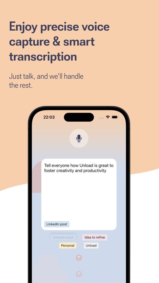 #2. Unload - Capture your thoughts (iOS) 由: Emmanuel Vacher