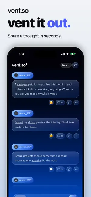 VENT.SO: What’s on your mind? screenshot 1