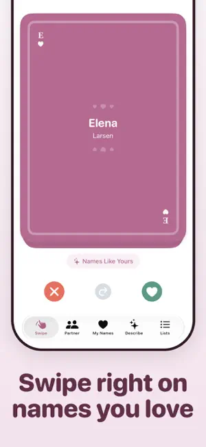 Baby Names: Popular Name Match screenshot 2