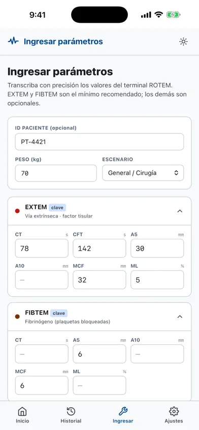ROTEMInterpreter screenshot 3