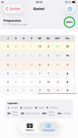 TOURNOI Equipe EPS Screenshot 5 of 8