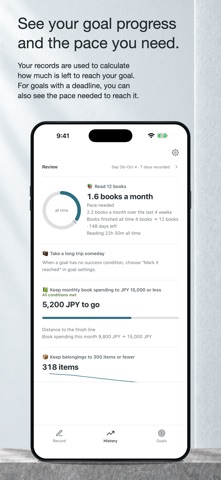 Recte - Flexible Life Tracker screenshot 2