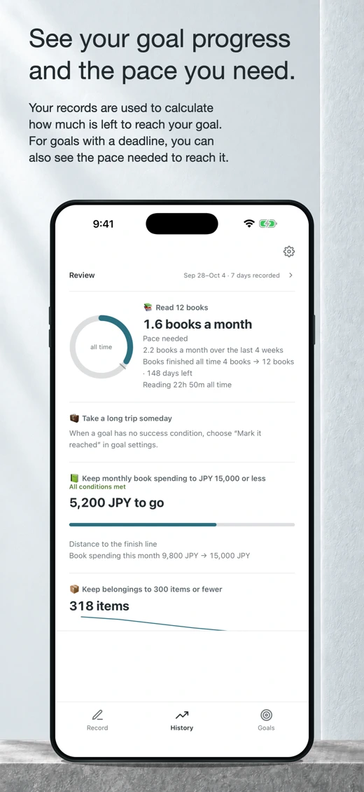 Recte - Flexible Life Tracker screenshot 2