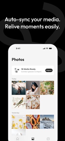 Looktech AI Glasses iPhone screenshot
