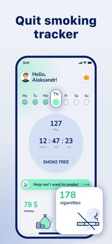 FumarEnd - Quit Smoking App iPhone screenshot