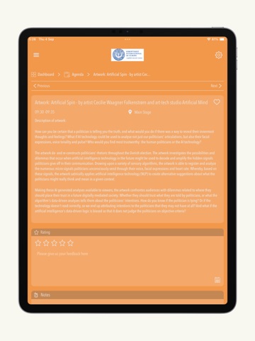 Soroptimist Europe (SIE) iPad screenshot