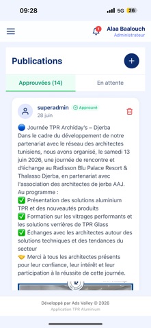 RESEAU TPR iPhone screenshot