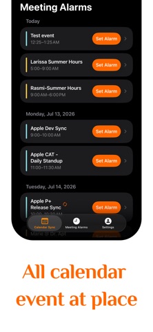 Calerto: Meeting Alarm screenshot