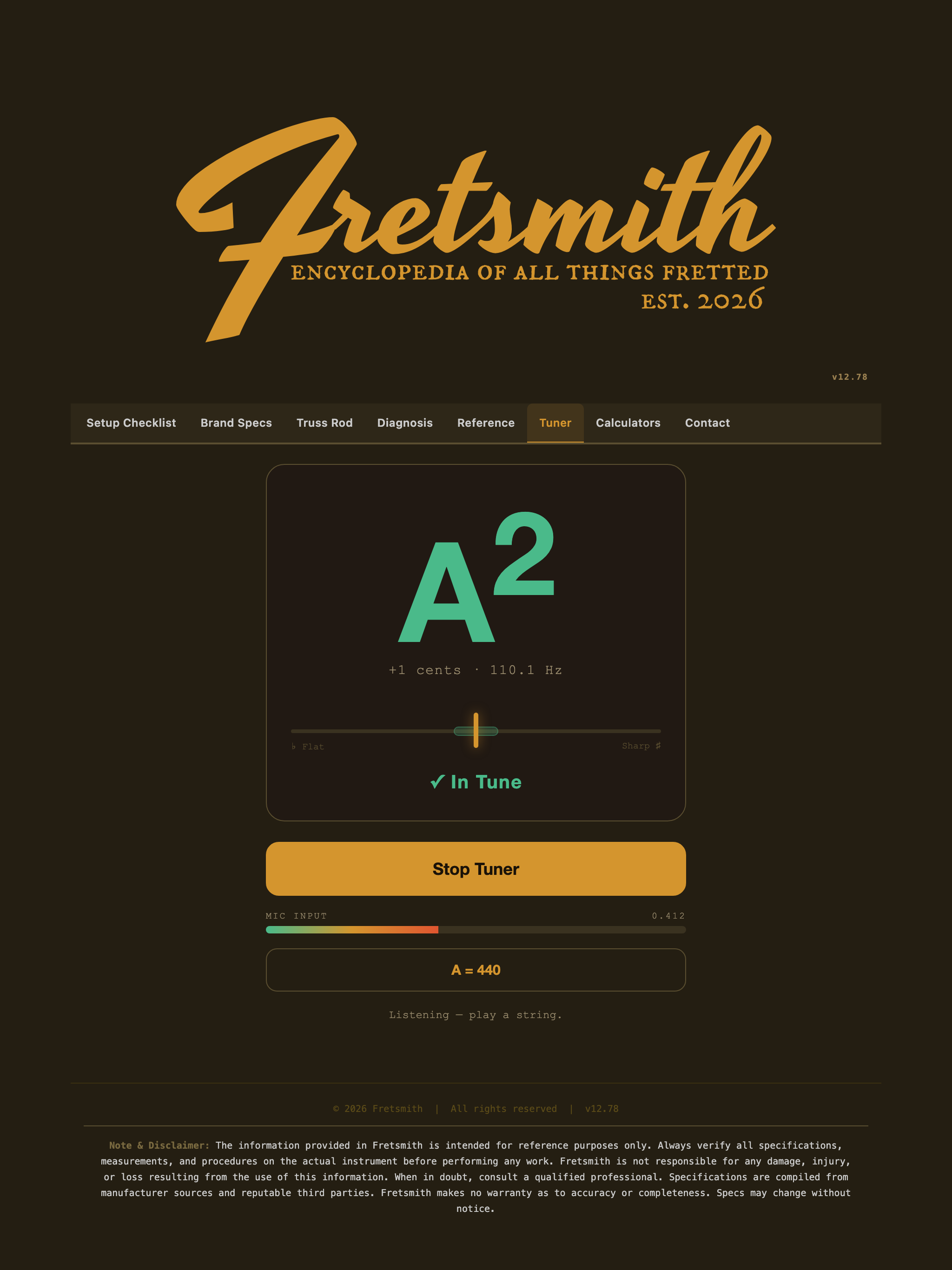 Fretsmith screenshot 7
