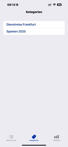 Reise To-Do screenshot