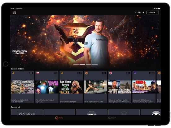 Pepperbox TV iPad screenshot 1 - Entertainment app